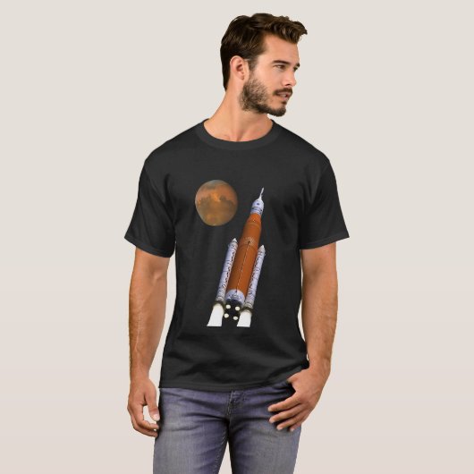 NASA SLS Space Launch System T-shirt (Voorkant volledig)