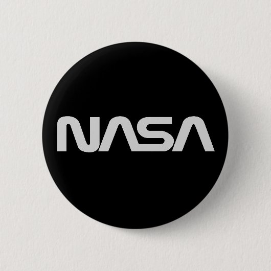 NASA Snake Logo DARK Ronde Button 5,7 Cm (Voorkant)