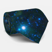 NASA Space Cosmos Stars Pacman Nebula Stropdas (Opgerold)