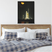 NASA Space Launch System Rocket Artemis I Moonrise Canvas Afdruk (Insitu (Slaapkamer))