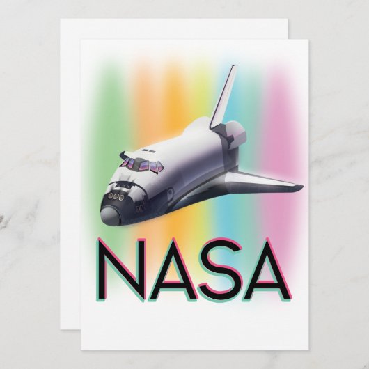 NASA Space Shuttle (Voorkant / Achterkant)