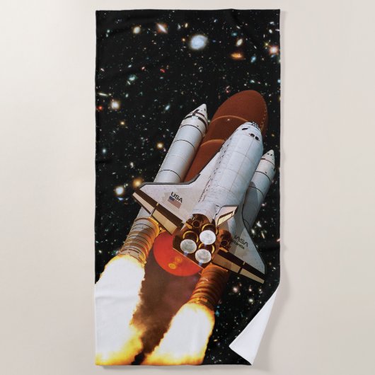 NASA Space Shuttle Atlantis lancering STS-45 Strandlaken (Voorkant)