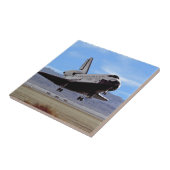 NASA Space Shuttle Atlantis Landing Edwards AFB Tegeltje (Zijkant)