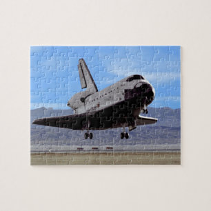 NASA Space Shuttle Atlantis landt op Edwards AFB Legpuzzel