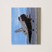 NASA Space Shuttle Atlantis landt op Edwards AFB Legpuzzel (Verticaal)