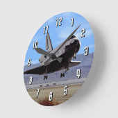NASA Space Shuttle Atlantis landt op Edwards AFB Ronde Klok (Hoek)