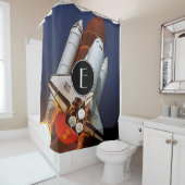 NASA Space Shuttle Atlantis Start STS-45 Douchegordijn (In situ)