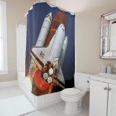 NASA Space Shuttle Atlantis Start STS-45 Douchegordijn (In situ)