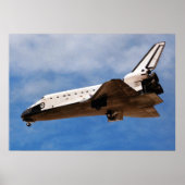 NASA Space Shuttle Atlantis STS-30 Landing Poster (Voorkant)