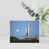 NASA Space Shuttle Atlantis STS-86 lancering uitro Briefkaart (Staand voorkant)