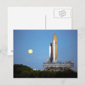 NASA Space Shuttle Atlantis STS-86 lancering uitro Briefkaart (Voorkant / Achterkant)