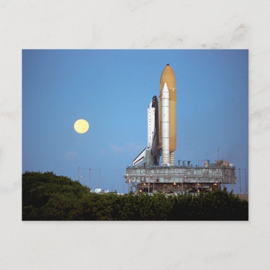 NASA Space Shuttle Atlantis STS-86 lancering uitro Briefkaart (Voorkant)