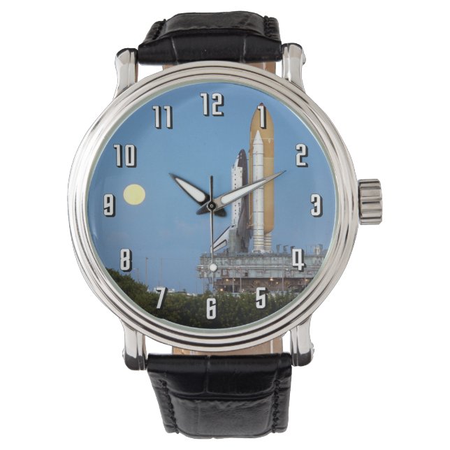 NASA Space Shuttle Atlantis STS-86 lancering uitro Horloge (Voorkant)