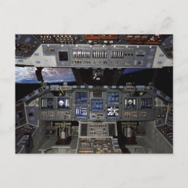 NASA Space Shuttle Cockpit Aarde Omloopbaan Raam U Briefkaart