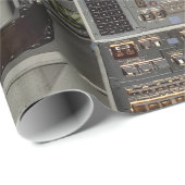 NASA Space Shuttle Cockpit Aarde Omloopbaan Raam U Cadeaupapier (Rol Hoek)