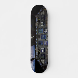 NASA Space Shuttle Cockpit Aardorbit Raam Uitzicht Persoonlijk Skateboard