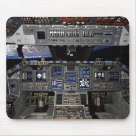 NASA Space Shuttle-cockpit Aardorbit Raamuitzicht Muismat