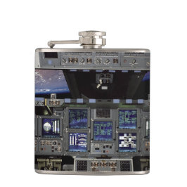 NASA Space Shuttle Cockpit Earth Orbit Window Uitz Heupfles