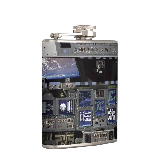 NASA Space Shuttle Cockpit Earth Orbit Window Uitz Heupfles (Rechts)