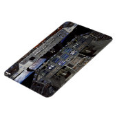 NASA Space Shuttle Cockpit Earth Orbit Window Uitz Magneet (Linkerzijde)