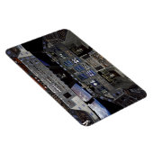 NASA Space Shuttle Cockpit Earth Orbit Window Uitz Magneet (Rechterzijde)