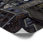 NASA Space Shuttle Cockpit Earth Orbit Window Uitz Poster (Hoek)