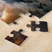 NASA Space Shuttle Columbia starten Legpuzzel (Zijkant)