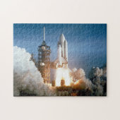 NASA Space Shuttle Columbia starten Legpuzzel (Horizontaal)
