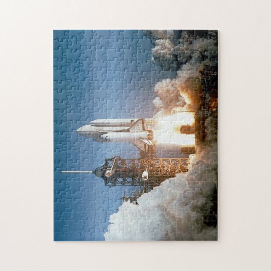 NASA Space Shuttle Columbia starten Legpuzzel (Verticaal)