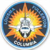 NASA Space Shuttle Columbia STS-3 Sticker (Voorkant)