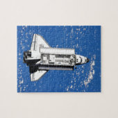 NASA Space Shuttle Discovery Earth Orbit Legpuzzel (Horizontaal)
