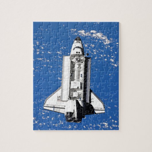NASA Space Shuttle Discovery Earth Orbit Legpuzzel (Verticaal)