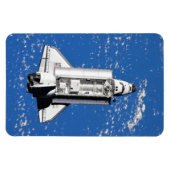 NASA Space Shuttle Discovery Earth Orbit Magneet (Horizontaal)