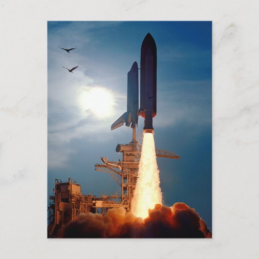 NASA Space Shuttle Discovery lancering STS-64 Briefkaart (Voorkant)