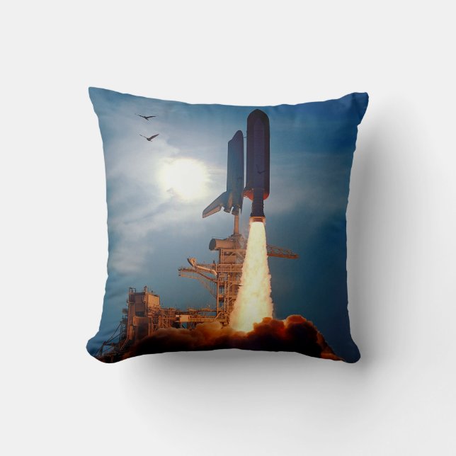 NASA Space Shuttle Discovery lancering STS-64 Kussen (Voorkant)