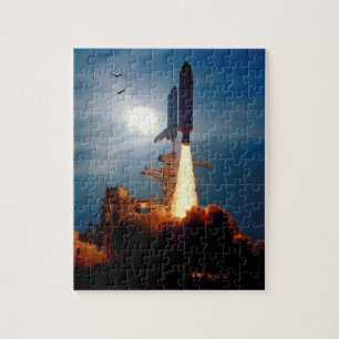 NASA Space Shuttle Discovery lancering STS-64 Legpuzzel