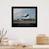 NASA Space Shuttle Discovery-lift op Boeing Poster (Keuken)