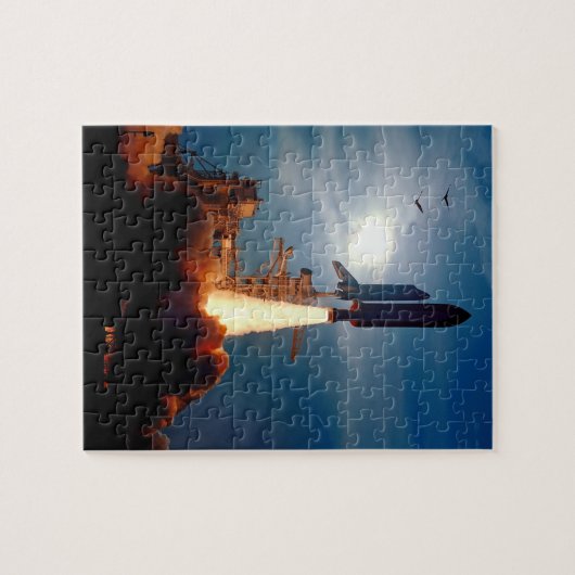NASA Space Shuttle Discovery Start STS-64 Legpuzzel (Horizontaal)