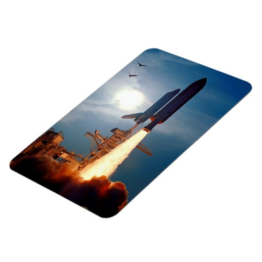 NASA Space Shuttle Discovery Start STS-64 Magneet (Linkerzijde)