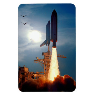 NASA Space Shuttle Discovery Start STS-64 Magneet