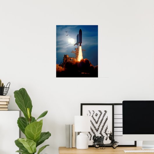 NASA Space Shuttle Discovery Start STS-64 Poster (Thuiskantoor)