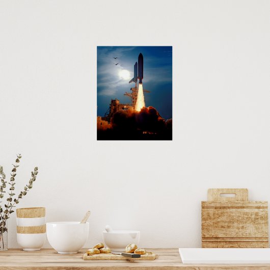 NASA Space Shuttle Discovery Start STS-64 Poster (Keuken)