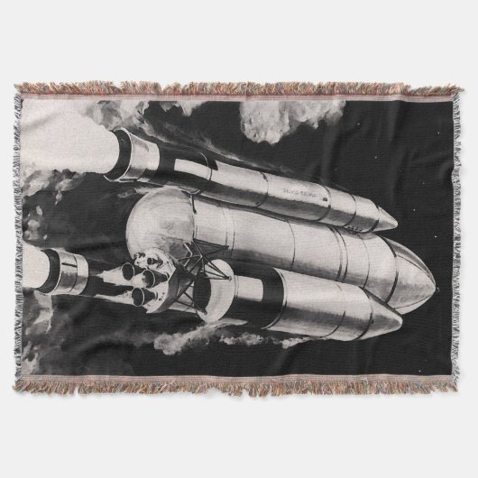 NASA Space Shuttle-draagraket kunstenaarsconcept Deken (Voorkant)