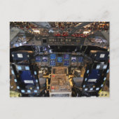 NASA Space Shuttle Endeavor Flight Deck Cockpit Briefkaart (Voorkant)