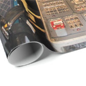 NASA Space Shuttle Endeavor Flight Deck Cockpit Cadeaupapier (Rol Hoek)