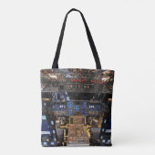 NASA Space Shuttle Endeavor Flight Deck Cockpit Tote Bag (Achterkant)