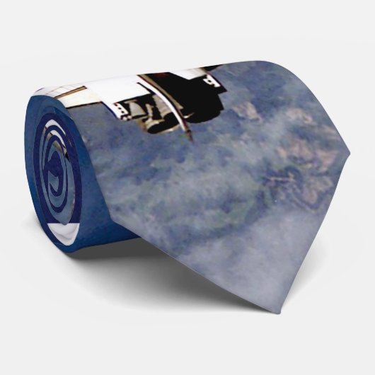 NASA Space Shuttle Endeavor STS-113 Earth Orbit Stropdas (Opgerold)