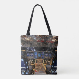 NASA Space Shuttle Endeavour Vluchtdek Cockpit Tote Bag