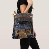 NASA Space Shuttle Endeavour Vluchtdek Cockpit Tote Bag (Dichtbij)