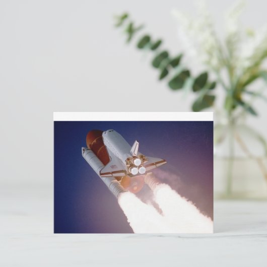 NASA Space Shuttle Photo Briefkaart (Staand voorkant)